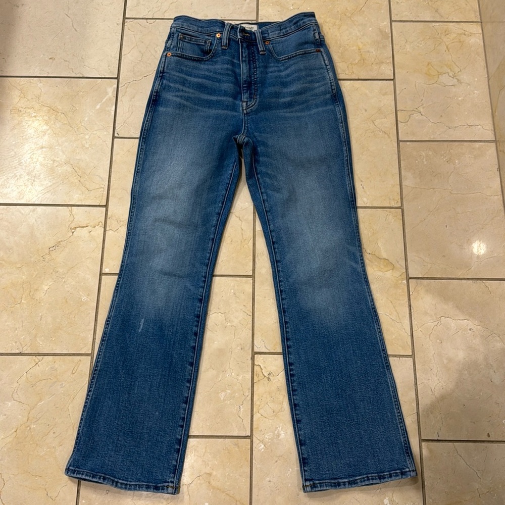 Madewell high rise bootcut jeans